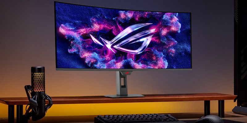 ASUS ROG Strix 34-Inch Ultrawide Monitor Showing Immersive Gaming Display
