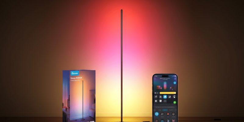 Govee Floor Lamp 3 Lite Deal: Smart RGBICWW Floor Lamp Returns To Lowest Price Of $85